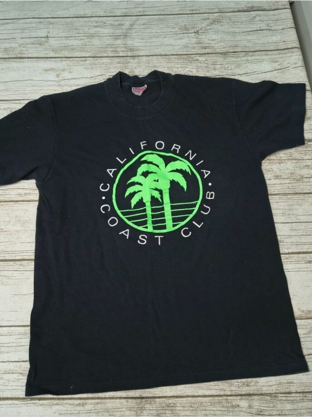 Vintage Hanes Single Stitch Coast California Club T Shirt Size Large